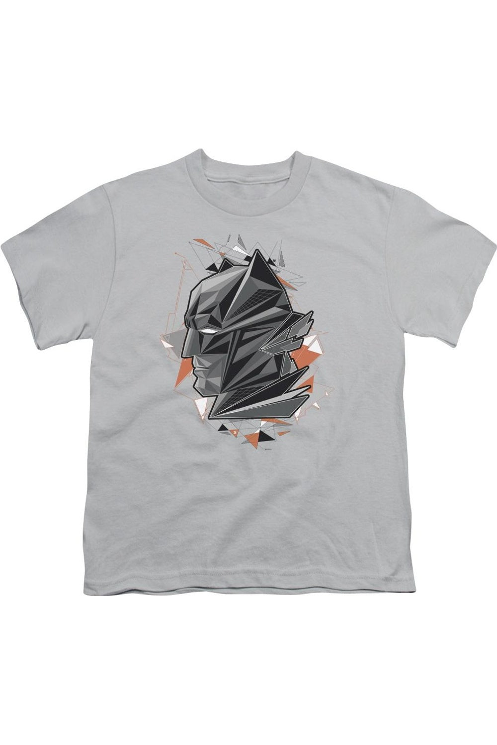 Футболка с коротким рукавом для детей "Batman против Superman" с изображением головы Бэтмена Gildan, серебряный 
Футболка с коротким рукавом для детей "Batman против Superman" с изображением головы Бэтмена Gildan, серебряный