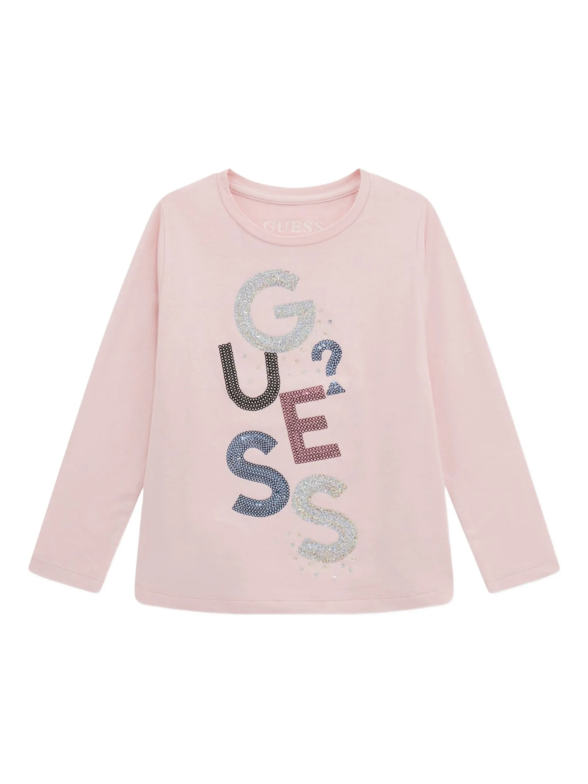 Декорированный топ с длинными рукавами Guess Kids, розовый
Декорированный топ с длинными рукавами Guess Kids, розовый