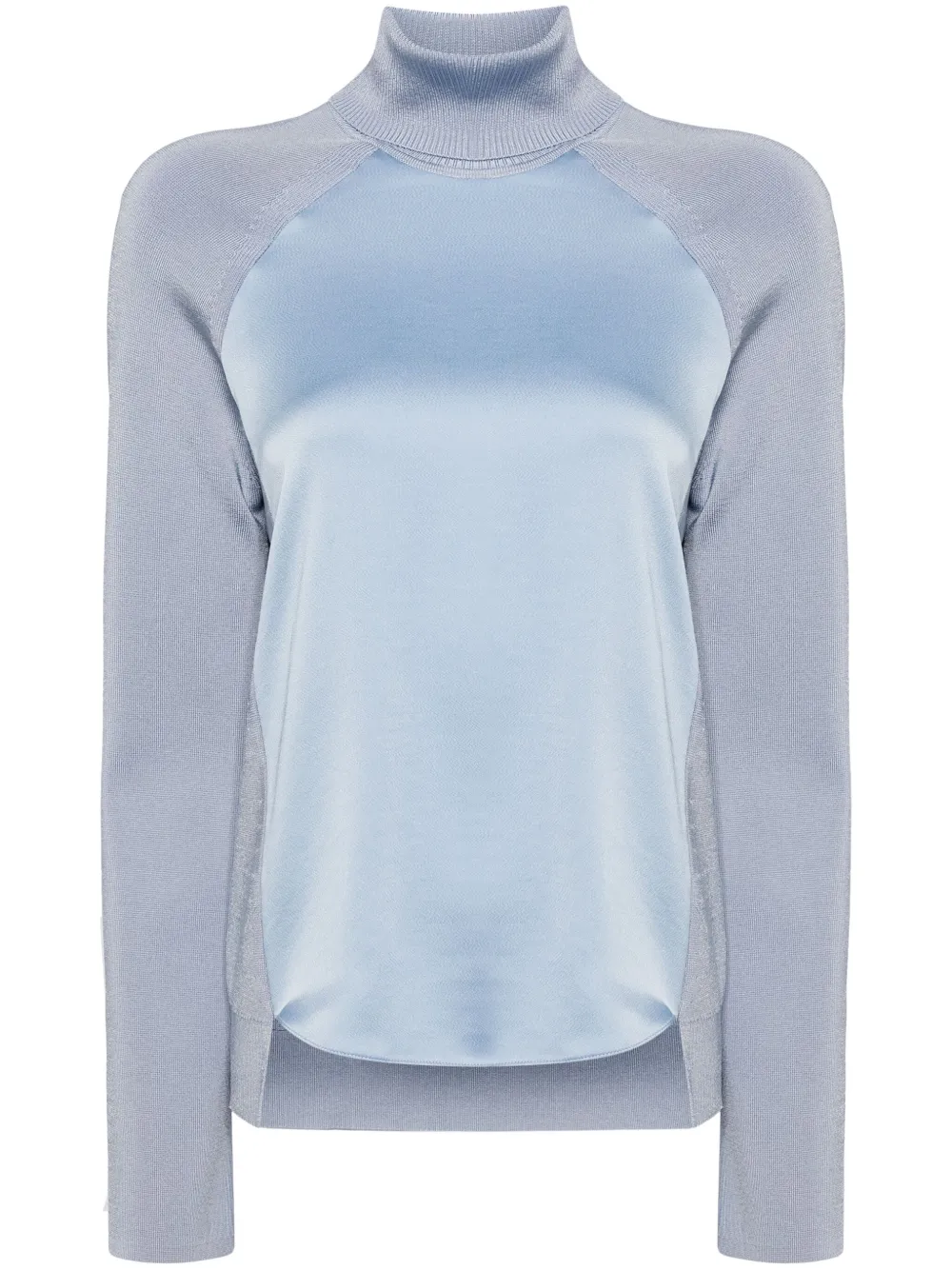 Топ Mateo с высоким воротником и вставками Simkhai, синий
Топ Mateo с высоким воротником и вставками Simkhai, синий