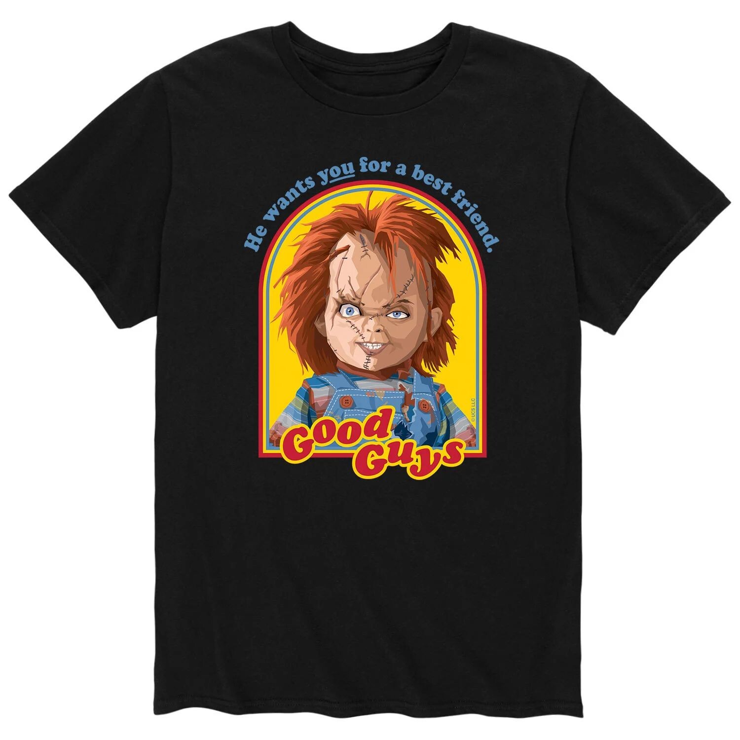 Мужская футболка Chucky Retro Good Guys Licensed Character
Мужская футболка Chucky Retro Good Guys Licensed Character