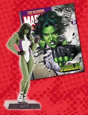 Classic Marvel Figurine Collection Magazine #38 She-Hulk (Eaglemoss International Ltd.)
Classic Marvel Figurine Collection Magazine #38 She-Hulk (Eaglemoss International Ltd.)