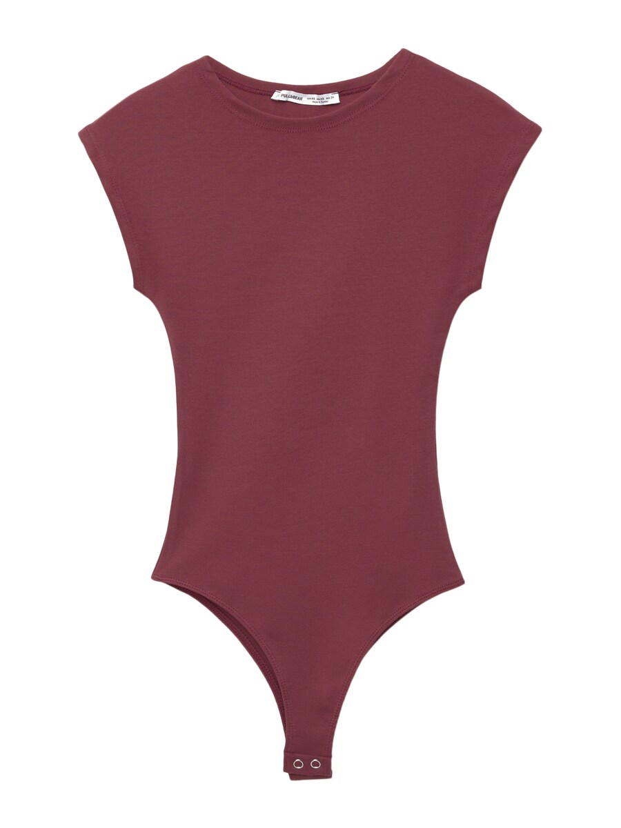 Боди-рубашка Pull&Bear, бургундия
Боди-рубашка Pull&Bear, бургундия