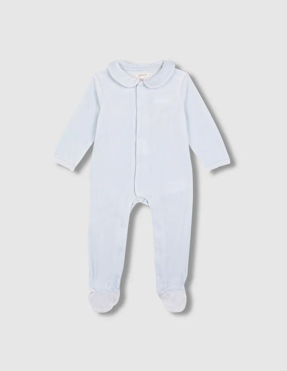 Детская пижама из светло-голубого велюра Gocco
Детская пижама из светло-голубого велюра Gocco