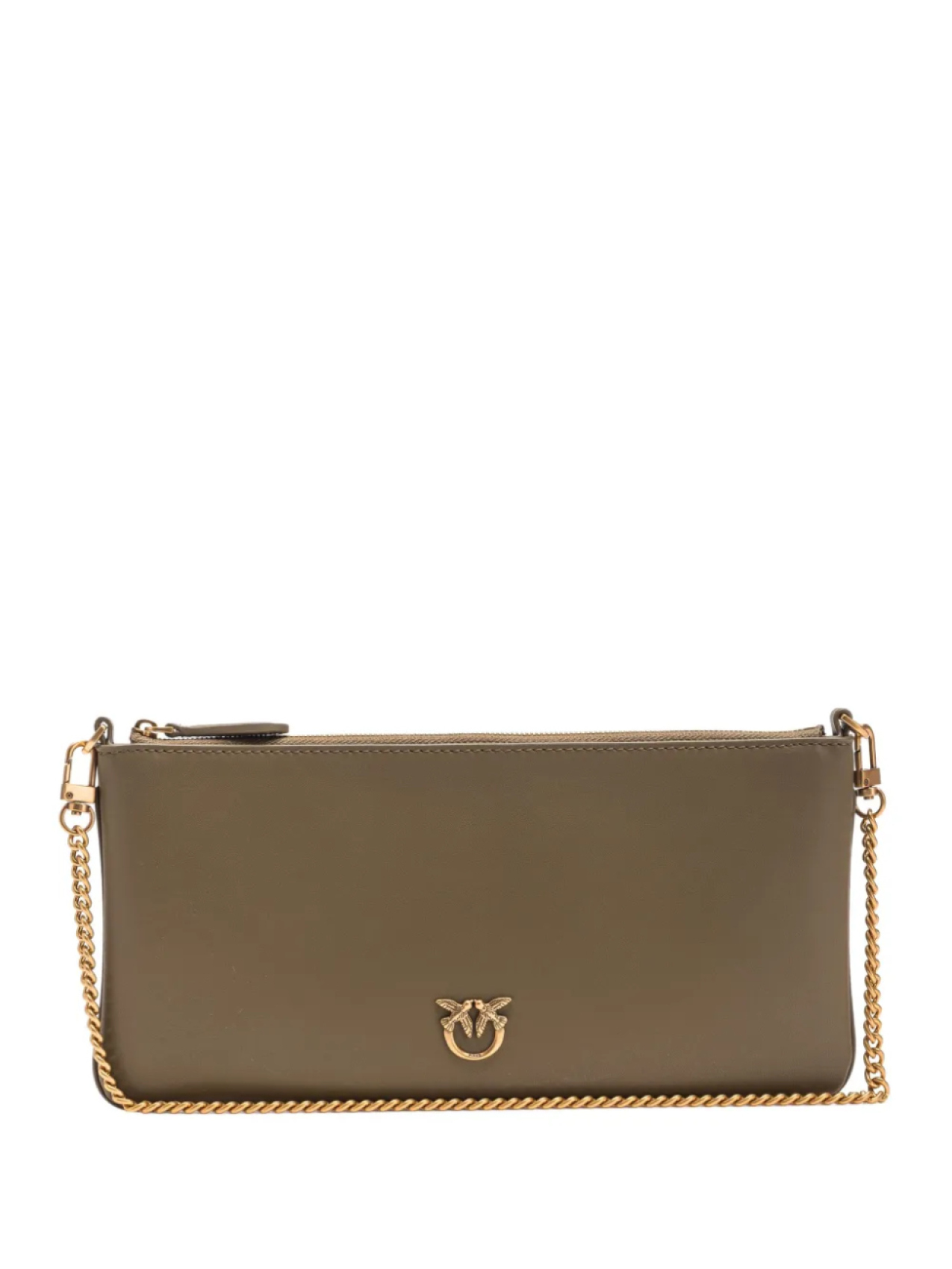 Кожаная сумка через плечо PINKO, коричневый
Кожаная сумка через плечо PINKO, коричневый