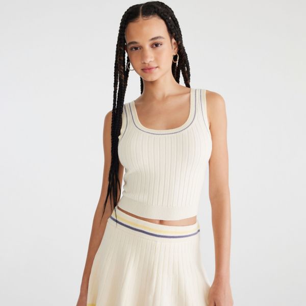 Майка-свитер с круглым вырезом для юниоров Aeropostale, цвет tofu 
Майка-свитер с круглым вырезом для юниоров Aeropostale, цвет tofu