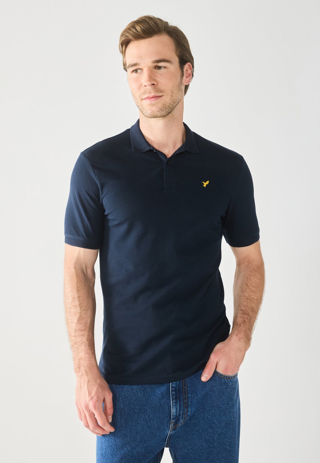 Рубашка поло Pier One by Zalando, темно-синий
Рубашка поло Pier One by Zalando, темно-синий