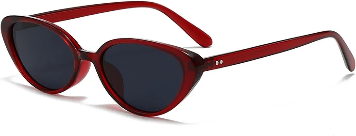 Солнцезащитные очки с защитой от УФ-излучения UV400 | Женские, «кошачий глаз», маленькая оправа | Для женщин и мужчин, для занятий спортом на открытом воздухе и вождения DSVIGF, Red Black
Солнцезащитные очки с защитой от УФ-излучения UV400 | Женские, «кошачий глаз», маленькая оправа | Для женщин и мужчин, для занятий спортом на открытом воздухе и вождения DSVIGF, Red Black