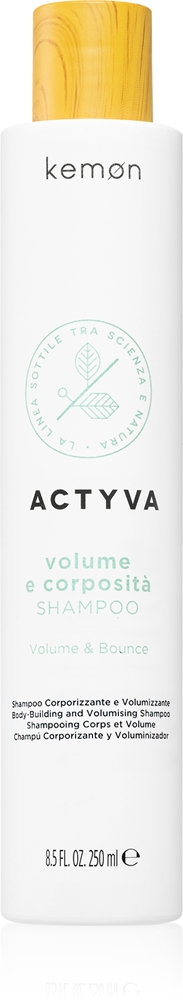 Actyva volume e corposità silicone-free volumizing shampoo for fine hair Kemon, 250 мл
Actyva volume e corposità silicone-free volumizing shampoo for fine hair Kemon, 250 мл