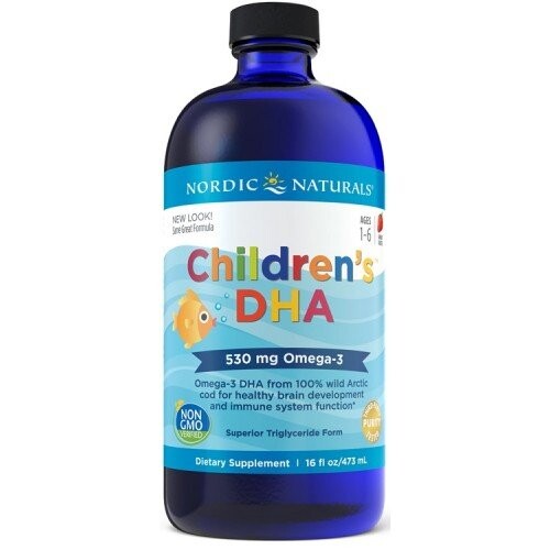 Nordic Naturals, Children's DHA Omega 3 для детей жидкая со вкусом клубники 473 мл
Nordic Naturals, Children's DHA Omega 3 для детей жидкая со вкусом клубники 473 мл
