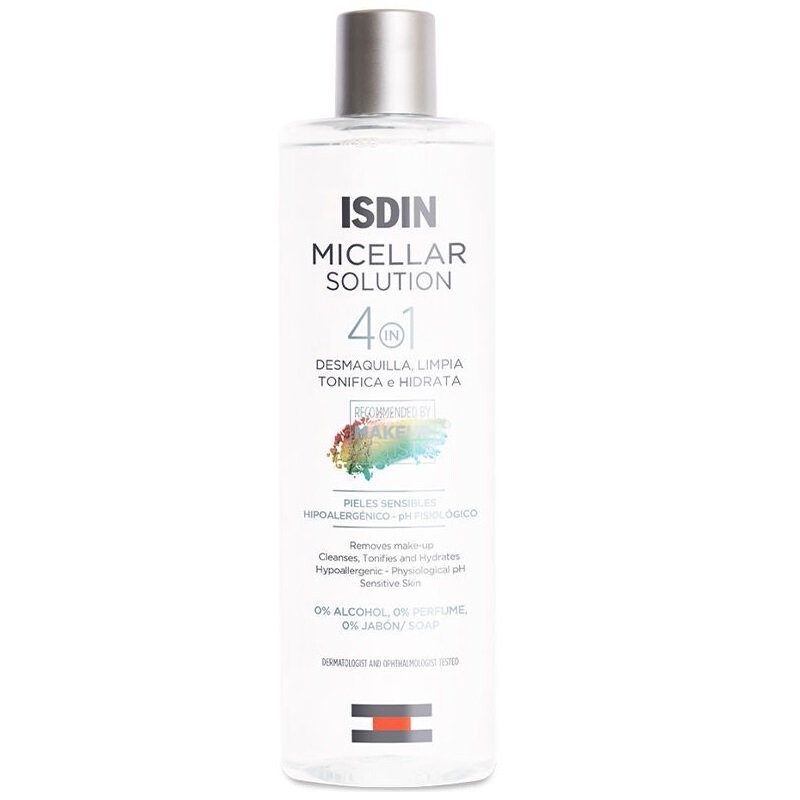 Isdin Micellar Solution Hydrating Facial Cleansing, Мицеллярная жидкость для лица, 400мл
Isdin Micellar Solution Hydrating Facial Cleansing, Мицеллярная жидкость для лица, 400мл