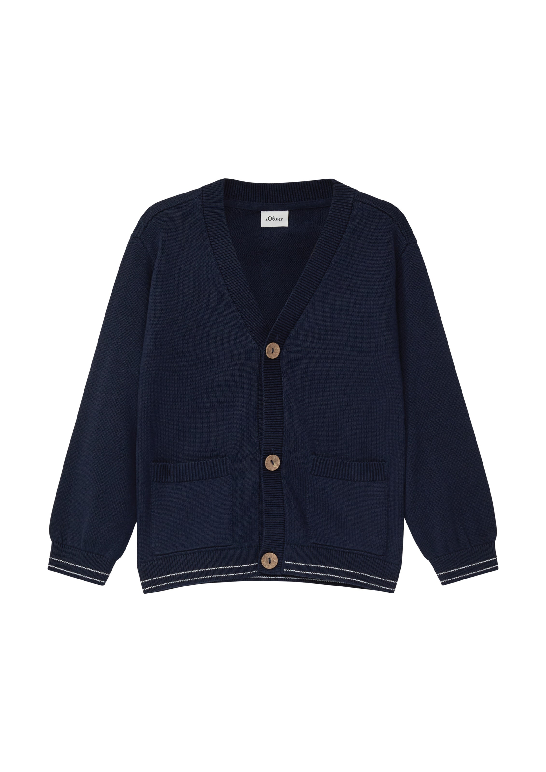 s.Oliver Вязаный кардиган в цвете navy
s.Oliver Вязаный кардиган в цвете navy