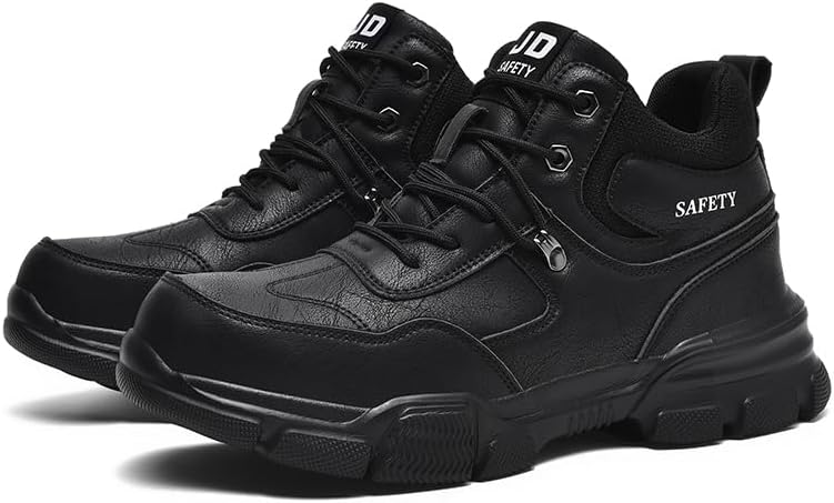 Защитные ботинки, черная кожа, защита от раздавливания и проколов, промышленная обувь с стальным носком Generic
Защитные ботинки, черная кожа, защита от раздавливания и проколов, промышленная обувь с стальным носком Generic