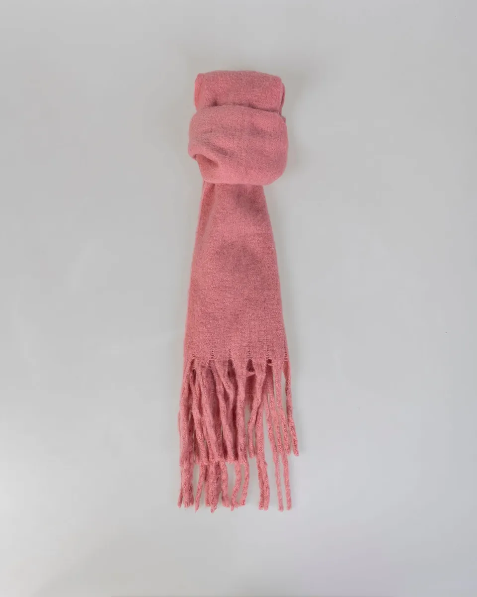 Женский однотонный шарф с бахромой System Action, розовый
Женский однотонный шарф с бахромой System Action, розовый