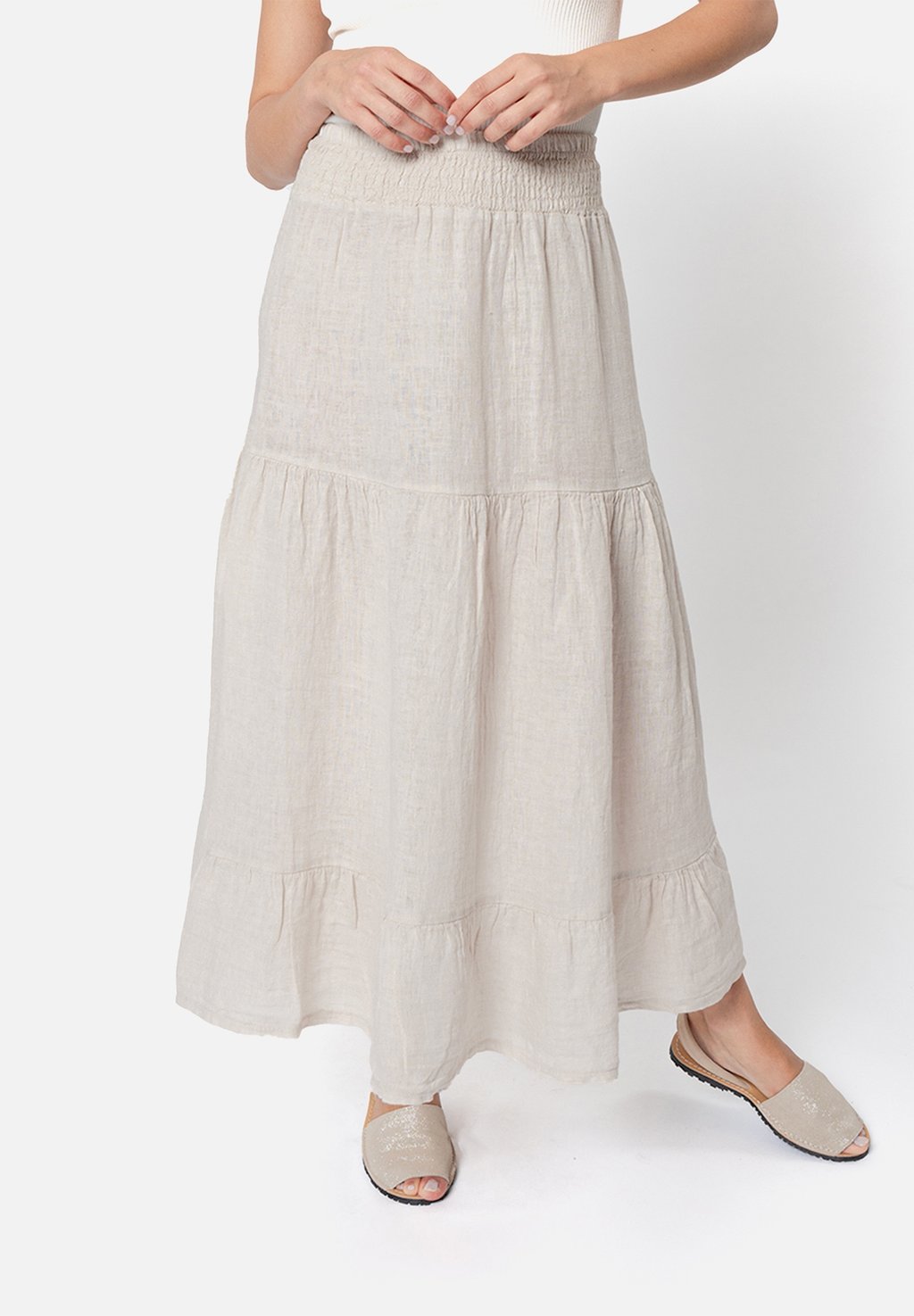 Длинная юбка ACANFORA, бежевый
Длинная юбка ACANFORA, бежевый