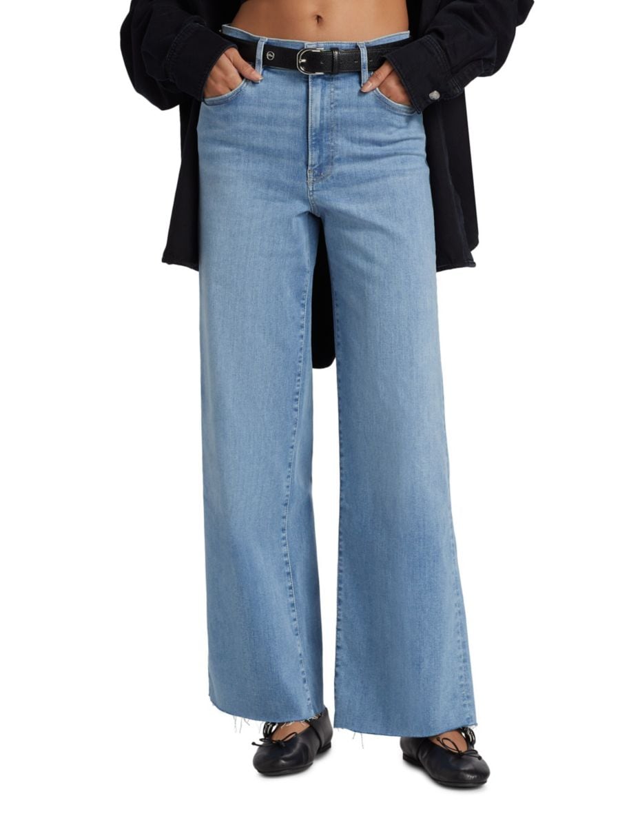 Джинсы Le Slim Palazzo Raw-Fray с высокой талией Frame, цвет Clear Water
Джинсы Le Slim Palazzo Raw-Fray с высокой талией Frame, цвет Clear Water