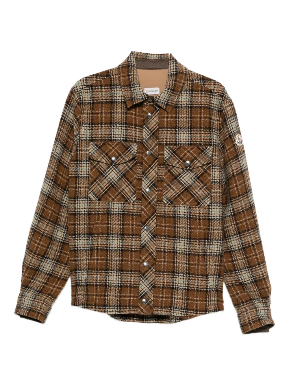 Рубашка с карманом Moncler, коричневый
Рубашка с карманом Moncler, коричневый