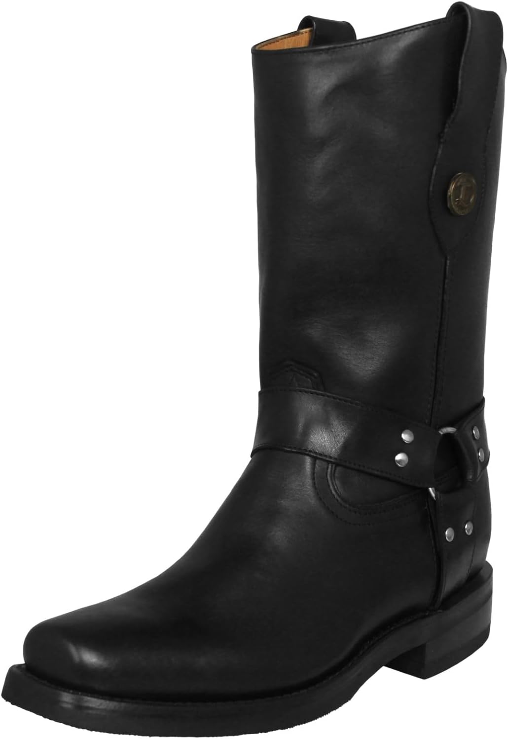 Мужские мотоциклетные ковбойские сапоги Texas Legacy Cooper Black с кожаной упряжью и квадратным носком
Мужские мотоциклетные ковбойские сапоги Texas Legacy Cooper Black с кожаной упряжью и квадратным носком