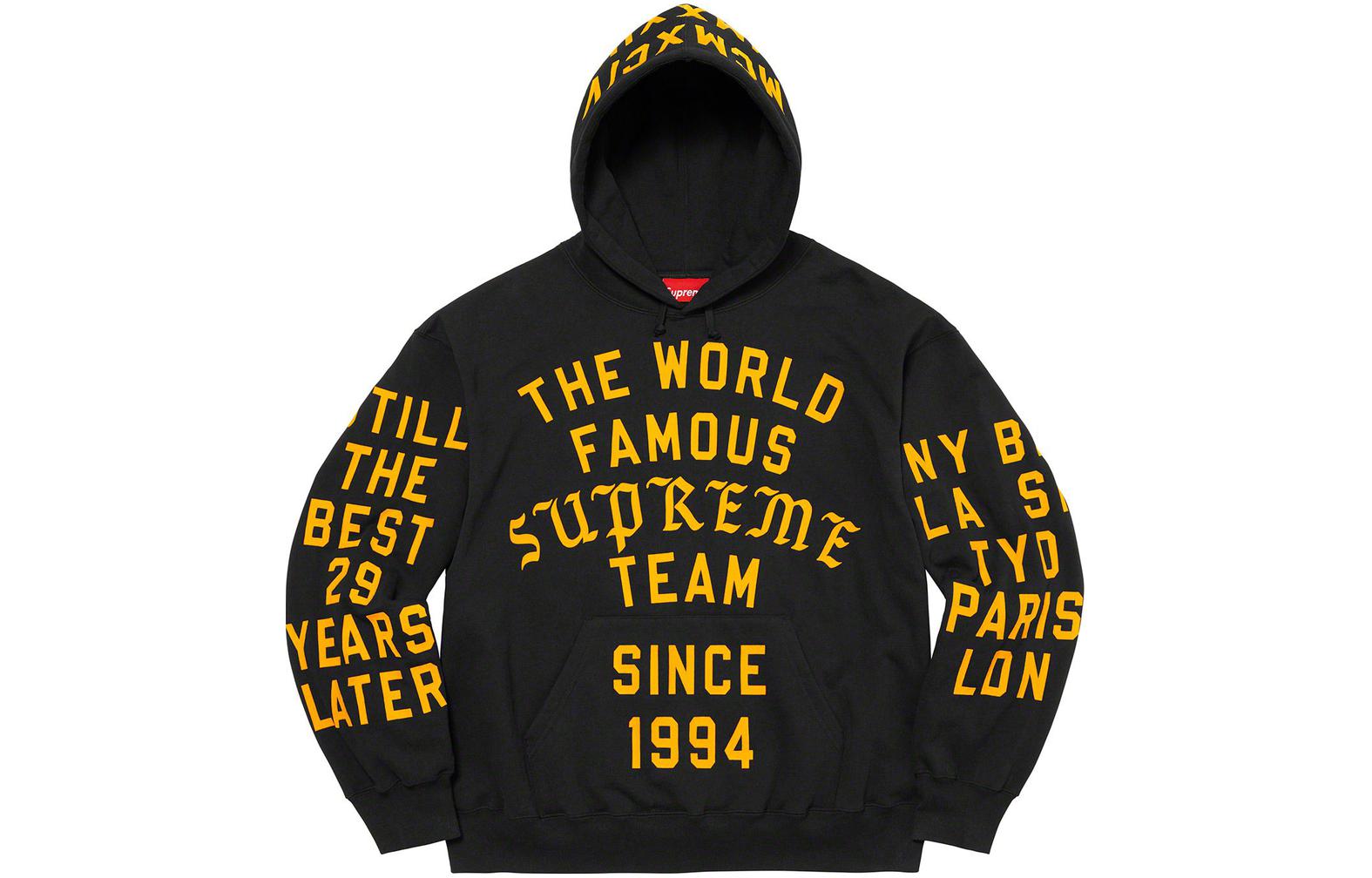 Командный флисовый худи Supreme, черный
Командный флисовый худи Supreme, черный