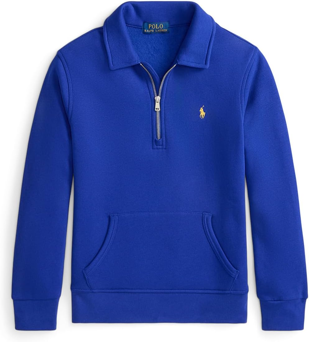 Флисовый пуловер с застежкой-молнией на четверть Polo Ralph Lauren Kids, Classic Azure
Флисовый пуловер с застежкой-молнией на четверть Polo Ralph Lauren Kids, Classic Azure