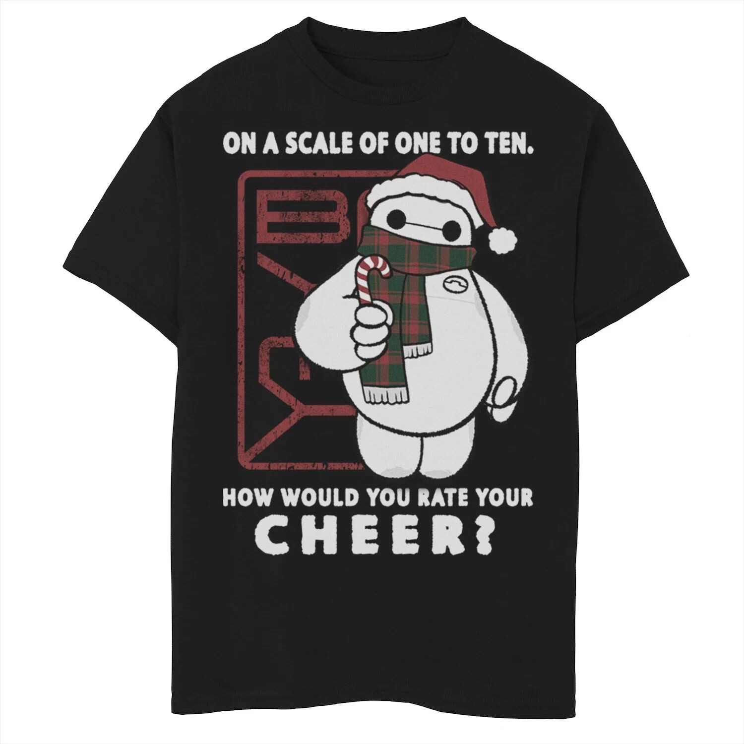 Disney's Big Hero 6 Baymax для мальчиков 8–20 лет. Как бы вы оценили свою футболку с рисунком Cheer Disney, черный
Disney's Big Hero 6 Baymax для мальчиков 8–20 лет. Как бы вы оценили свою футболку с рисунком Cheer Disney, черный