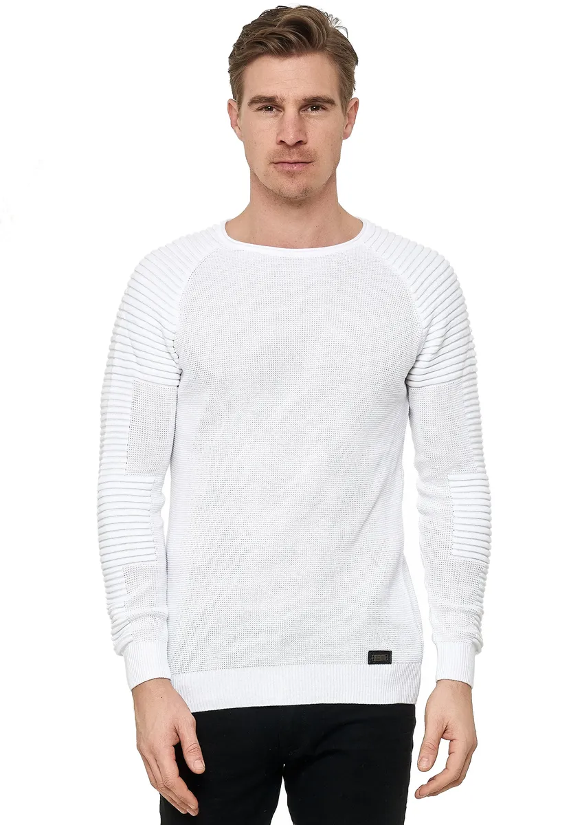 Вязаный свитер Rusty Neal с современным круглым вырезом, белый
Вязаный свитер Rusty Neal с современным круглым вырезом, белый