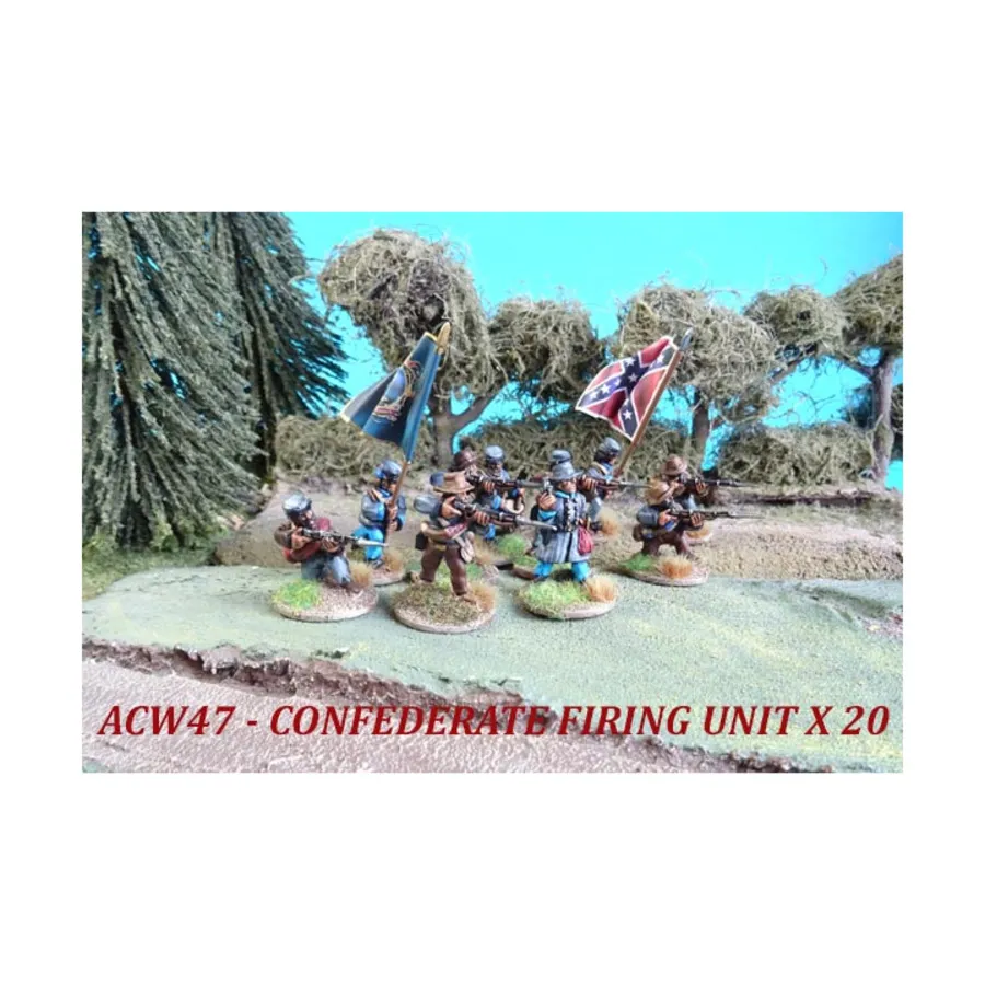 Пехотная огневая часть, American Civil War - Confederate Army (28mm)
Пехотная огневая часть, American Civil War - Confederate Army (28mm)