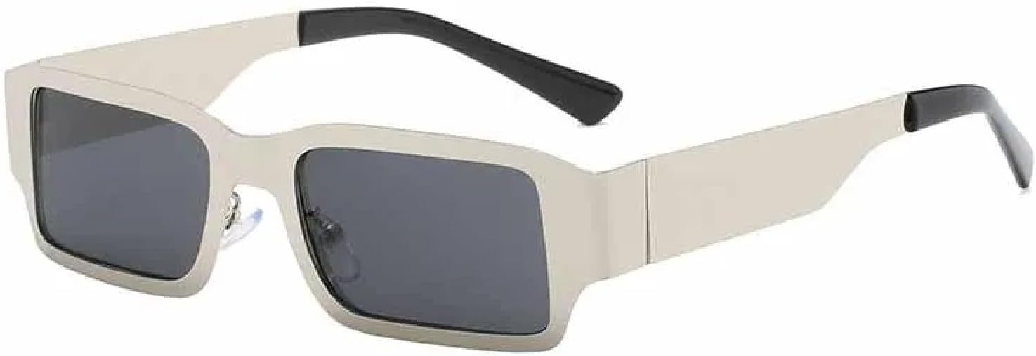 Винтажные маленькие прямоугольные солнцезащитные очки в металлической оправе для женщин и мужчин, модный тренд, уличная фотография, солнцезащитные очки UV400 generic, Silver Gray
Винтажные маленькие прямоугольные солнцезащитные очки в металлической оправе для женщин и мужчин, модный тренд, уличная фотография, солнцезащитные очки UV400 generic, Silver Gray