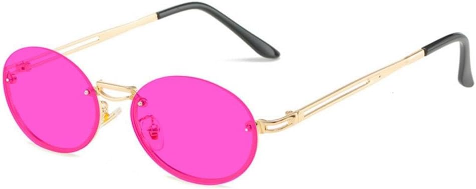 Винтажные солнцезащитные очки без оправы для женщин и мужчин в стиле стимпанк, круглые солнцезащитные очки, ретро-очки из металла, защита от ультрафиолета UV400 DSXLY, Gold Purple
Винтажные солнцезащитные очки без оправы для женщин и мужчин в стиле стимпанк, круглые солнцезащитные очки, ретро-очки из металла, защита от ультрафиолета UV400 DSXLY, Gold Purple