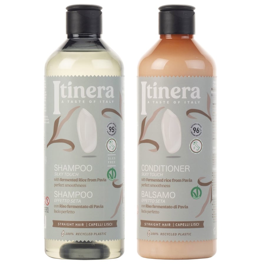 Набор косметики ITINERA: шампунь + кондиционер с ферментированной рисовой водой 2x370 мл sarcia.eu
Набор косметики ITINERA: шампунь + кондиционер с ферментированной рисовой водой 2x370 мл sarcia.eu