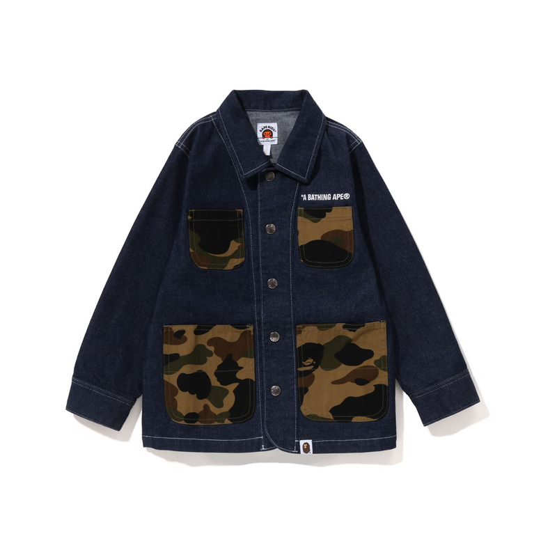 Детская куртка FW23 Navy Blue Kids' A BATHING APE, Navy Blue NYX
Детская куртка FW23 Navy Blue Kids' A BATHING APE, Navy Blue NYX