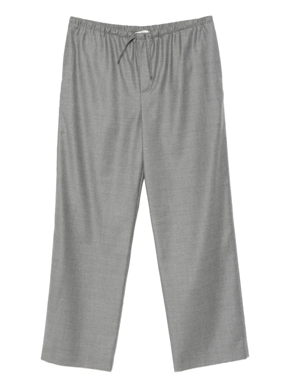 Шерстяные брюки прямого кроя The Row, серый
Шерстяные брюки прямого кроя The Row, серый