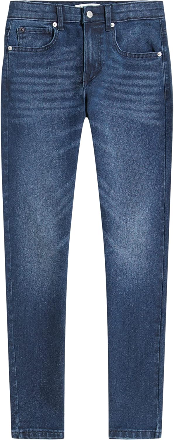 Джинсы Calvin Klein для мальчиков скинни-кроя из эластичного денима, 5 карманов, застежка на молнию и пуговицы, Classic Boston Blue
Джинсы Calvin Klein для мальчиков скинни-кроя из эластичного денима, 5 карманов, застежка на молнию и пуговицы, Classic Boston Blue
