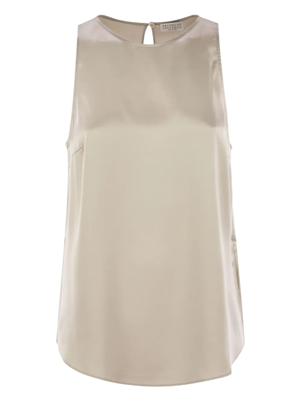 Блузка без рукавов Brunello Cucinelli, нейтральный
Блузка без рукавов Brunello Cucinelli, нейтральный