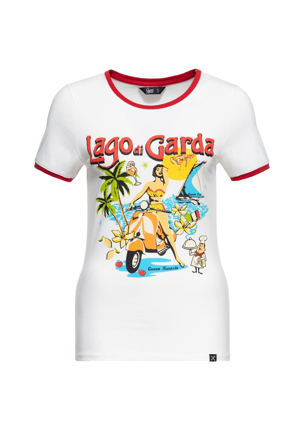 Рубашка с принтом и изображением озера Гарда Lago Di Garda Queen Kerosin
Рубашка с принтом и изображением озера Гарда Lago Di Garda Queen Kerosin