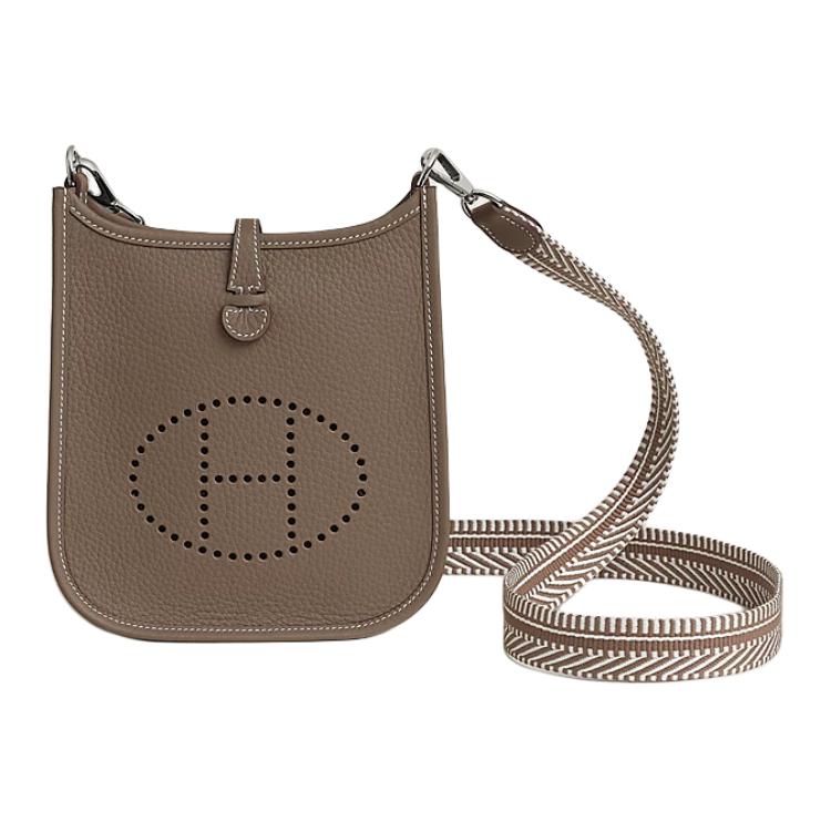 HERMES Кожаная сумка кроссбоди Evelyne через плечо женская слоновая кость 
HERMES Кожаная сумка кроссбоди Evelyne через плечо женская слоновая кость