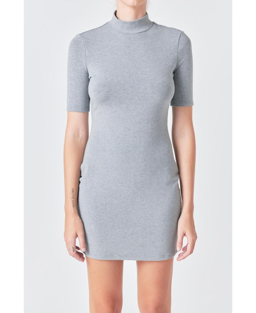 Женское мини-платье с мягким воротником-стойкой Grey Lab, Heather grey
Женское мини-платье с мягким воротником-стойкой Grey Lab, Heather grey