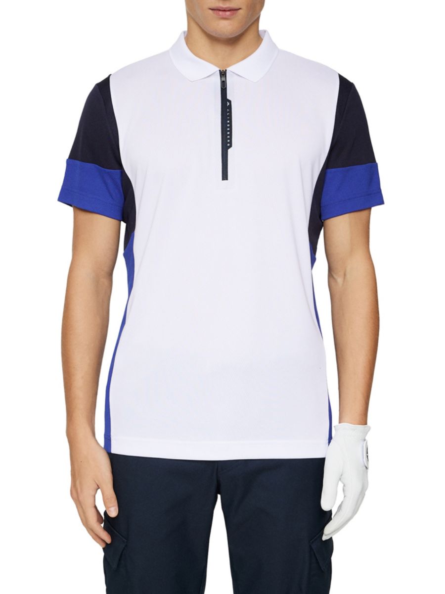 Рубашка-поло с застежкой-молнией на четверть J.Lindeberg, белый
Рубашка-поло с застежкой-молнией на четверть J.Lindeberg, белый