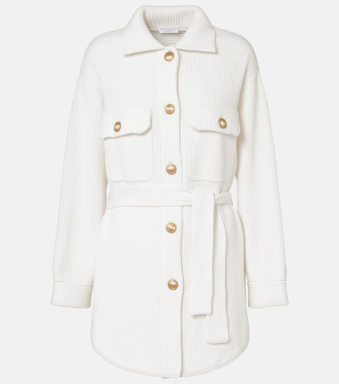 Кардиган из шерсти, кашемира и шелка с поясом Brunello Cucinelli, Panama 
Кардиган из шерсти, кашемира и шелка с поясом Brunello Cucinelli, Panama