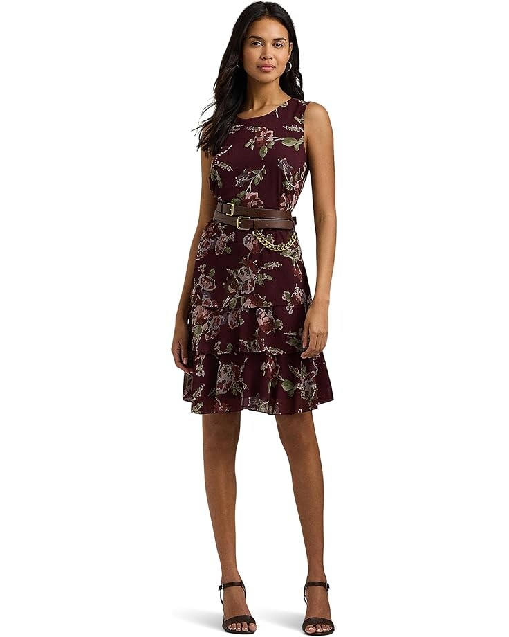 Платье Lauren Ralph Lauren Floral Crinkle Georgette Dress, цвет Burgundy Multi
Платье Lauren Ralph Lauren Floral Crinkle Georgette Dress, цвет Burgundy Multi