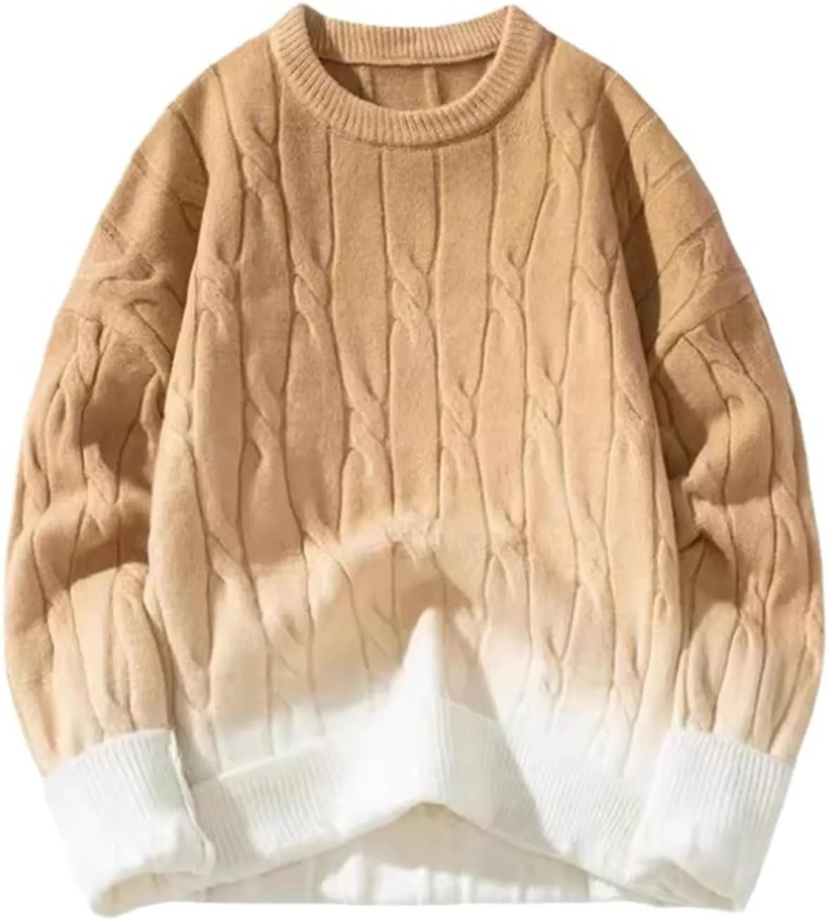 Свитер Fall Cable Knit, вязаный, с круглым вырезом, длинным рукавом
Свитер Fall Cable Knit, вязаный, с круглым вырезом, длинным рукавом