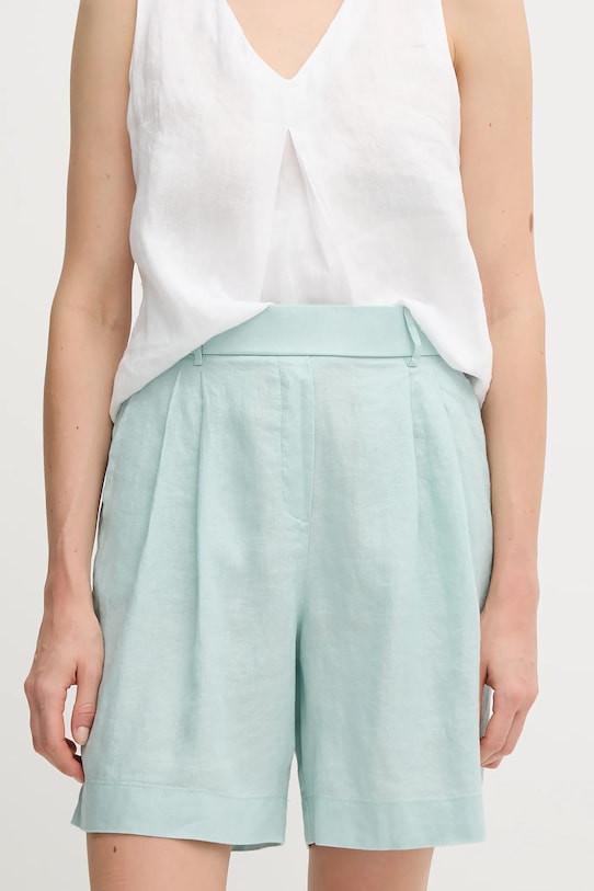 Льняные шорты United Colors Of Benetton, бирюзовый
Льняные шорты United Colors Of Benetton, бирюзовый