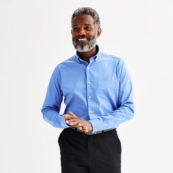 Мужская немнущаяся рубашка классического кроя с воротником на пуговицах Apt. 9, цвет beatrix blue
Мужская немнущаяся рубашка классического кроя с воротником на пуговицах Apt. 9, цвет beatrix blue