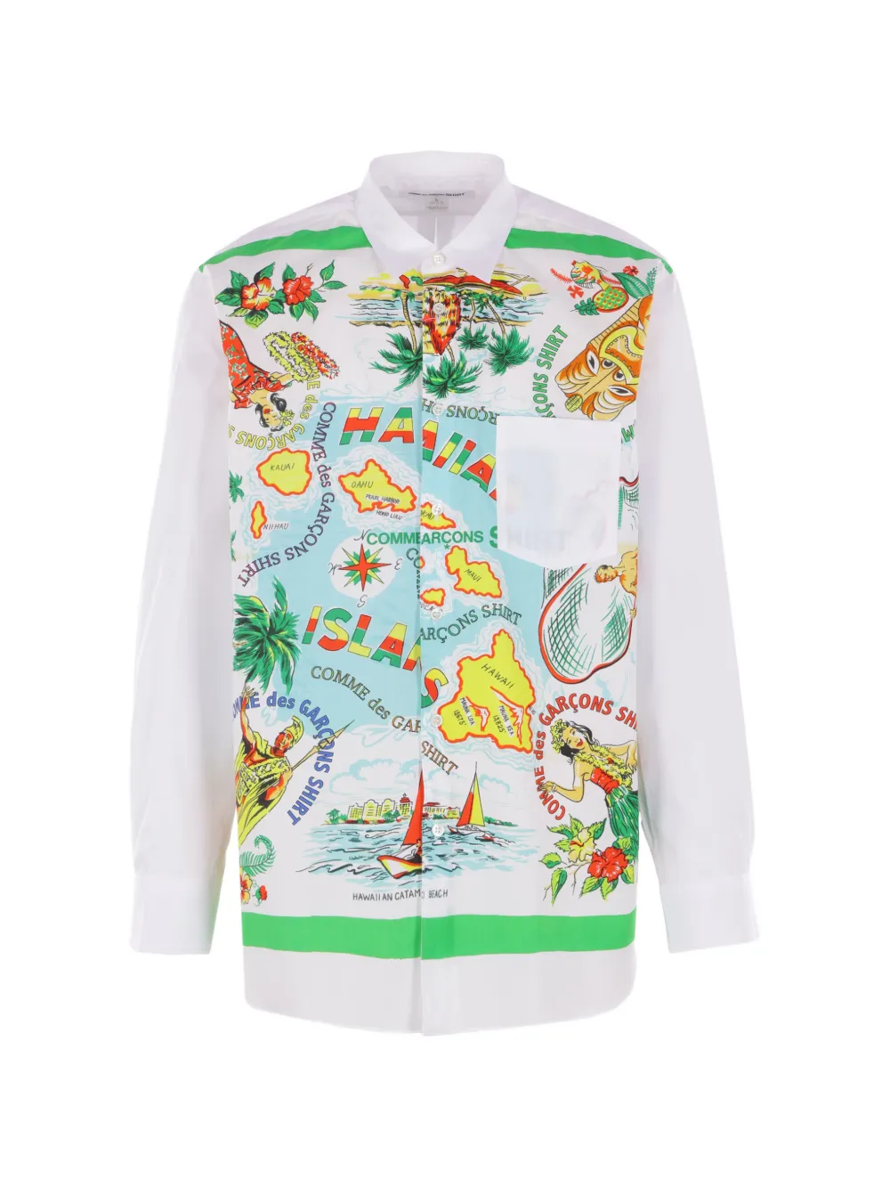 Рубашка из поплина с графическим принтом Comme Des Garcons Homme, белый
Рубашка из поплина с графическим принтом Comme Des Garcons Homme, белый