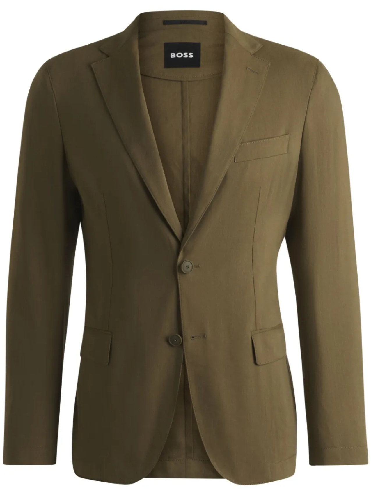 Однобортный пиджак BOSS, зеленый
Однобортный пиджак BOSS, зеленый