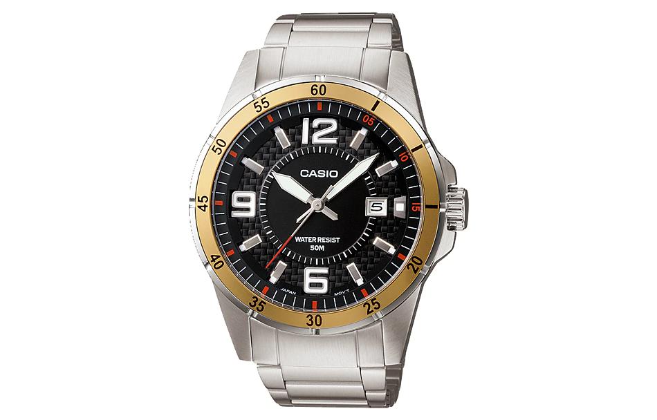 Мужские часы Standard Series черные MTP-1291D-1A3V CASIO 
Мужские часы Standard Series черные MTP-1291D-1A3V CASIO