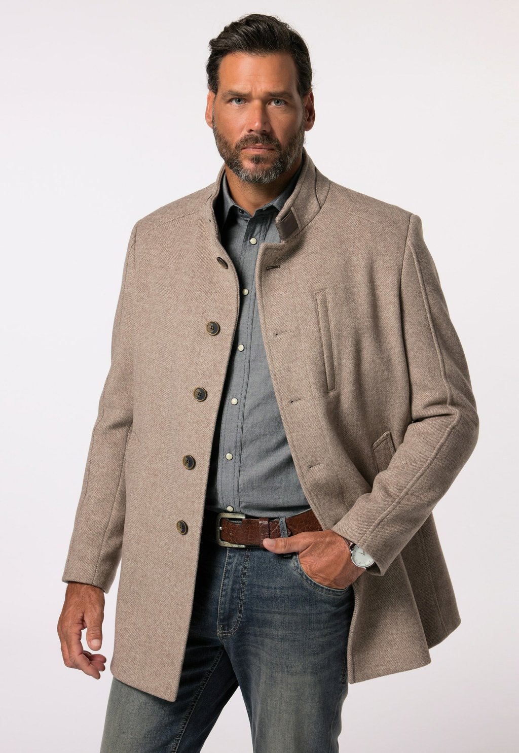 Классическое пальто JP1880, бежевый
Классическое пальто JP1880, бежевый