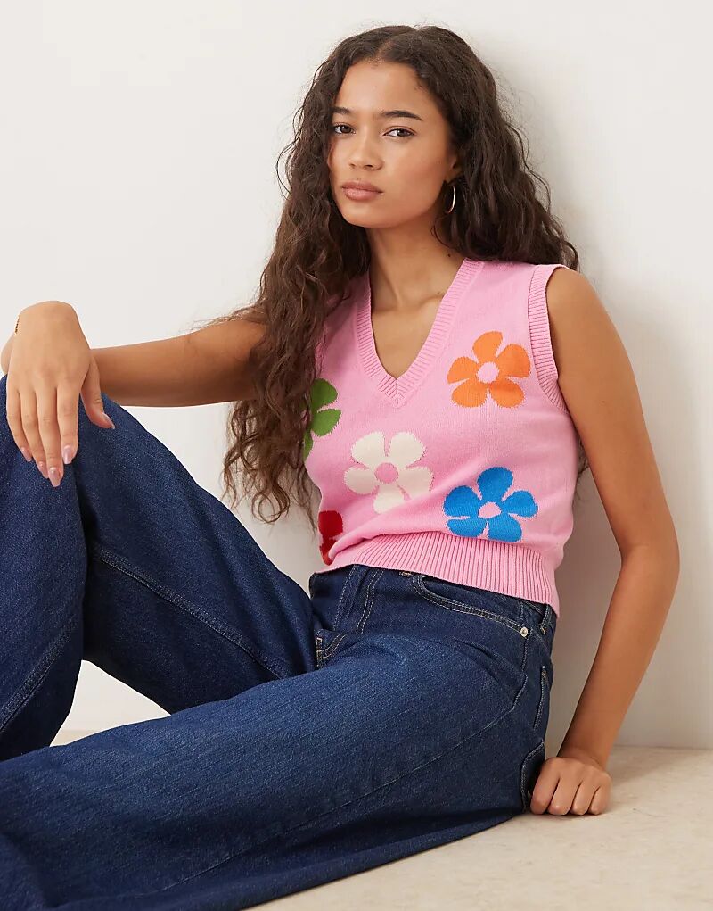 Жилет Collective The Label с розовой цветочной интарсией
Жилет Collective The Label с розовой цветочной интарсией