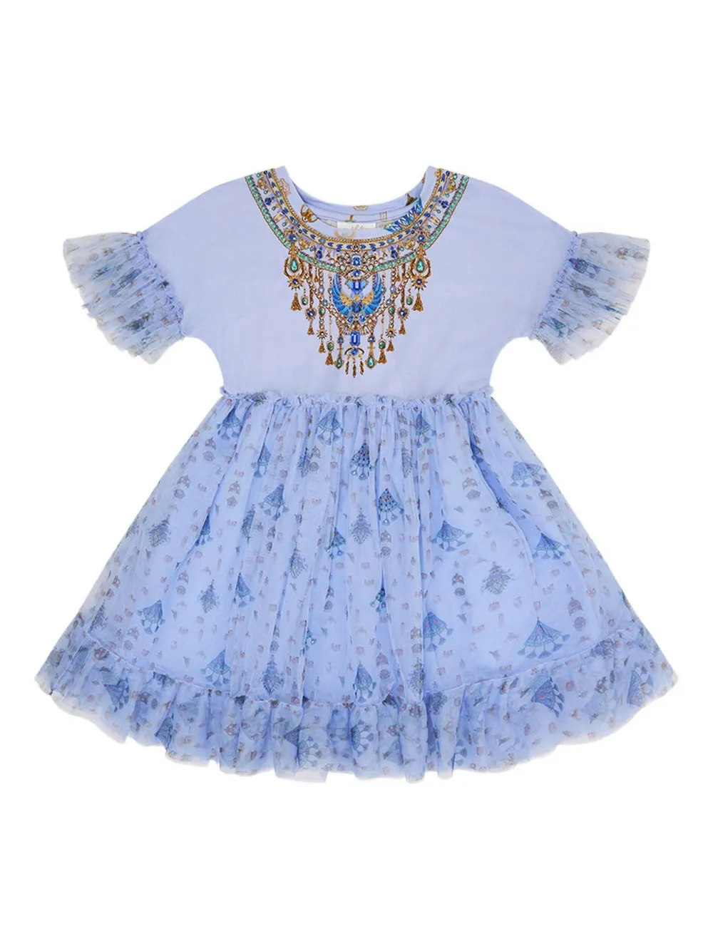 Платье из тюля с графическим принтом Camilla Kids, синий
Платье из тюля с графическим принтом Camilla Kids, синий