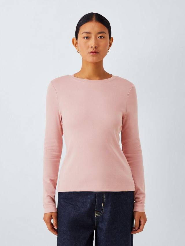 Футболка с длинным рукавом и круглым вырезом из органического хлопка John Lewis, Pink
Футболка с длинным рукавом и круглым вырезом из органического хлопка John Lewis, Pink
