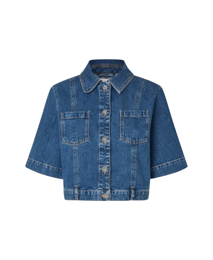 Поношенная синяя куртка Baum Und Pferdgarten, синий
Поношенная синяя куртка Baum Und Pferdgarten, синий